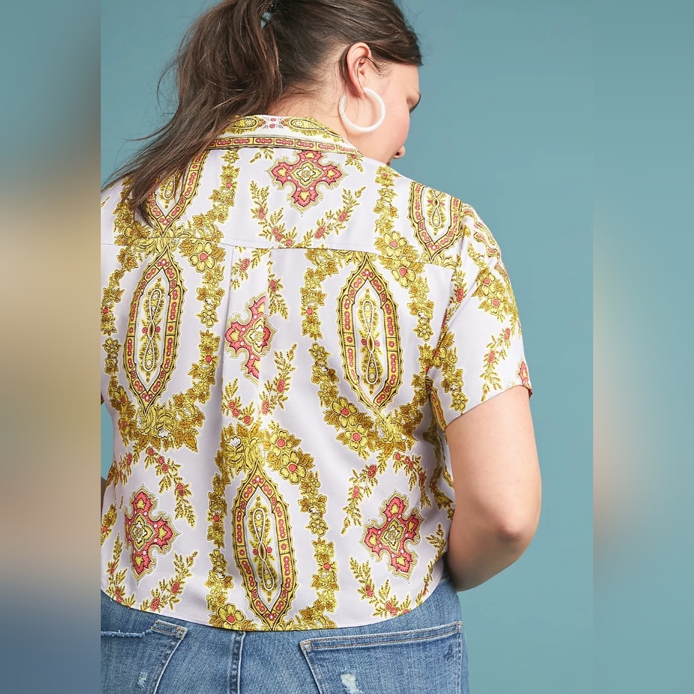 Anthropologie Echarpe blouse - Picture 5 of 12